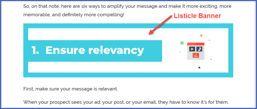 Listicle Banner